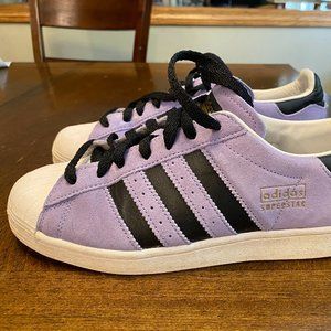Size M 9 / W 10 - adidas Superstar Dust Purple 2021